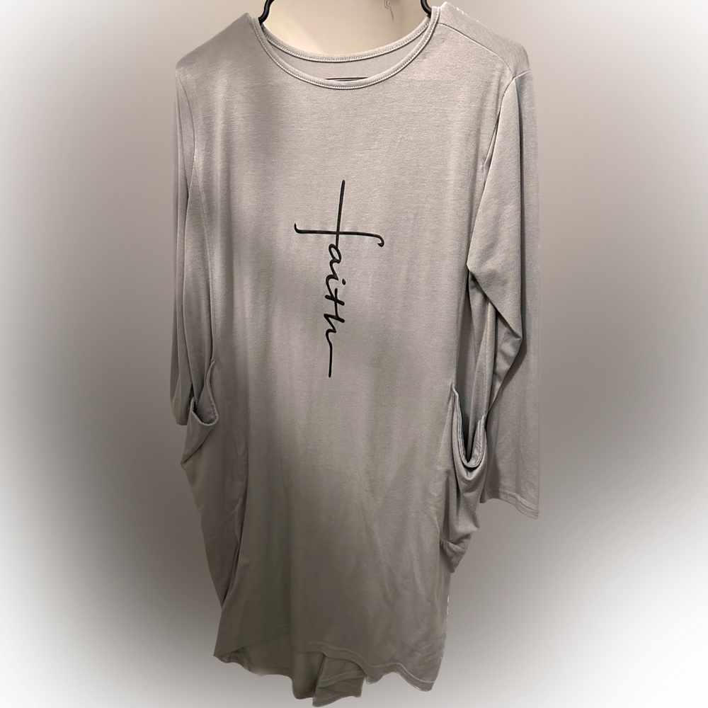 Oversized faith dress